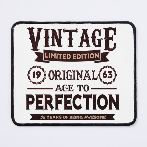Item preview, 1963 Age of Perfection Vintage Limited Edition Made In 1963 60th Birthday 60 years of being awesome designed and sold by DjenShop.