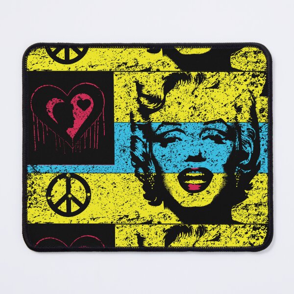 Item preview, LOVE PEACE MARILYN FLAG Distressed Version designed and sold by pelagio.