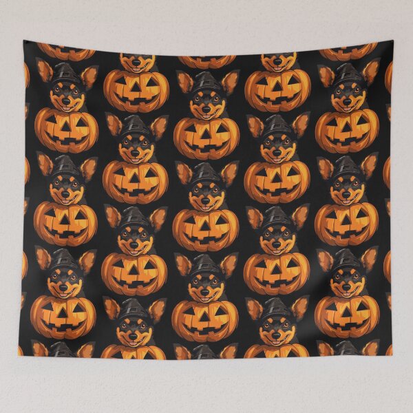 Item preview, halloween lancashire heeler designed and sold by Streetsignsani.