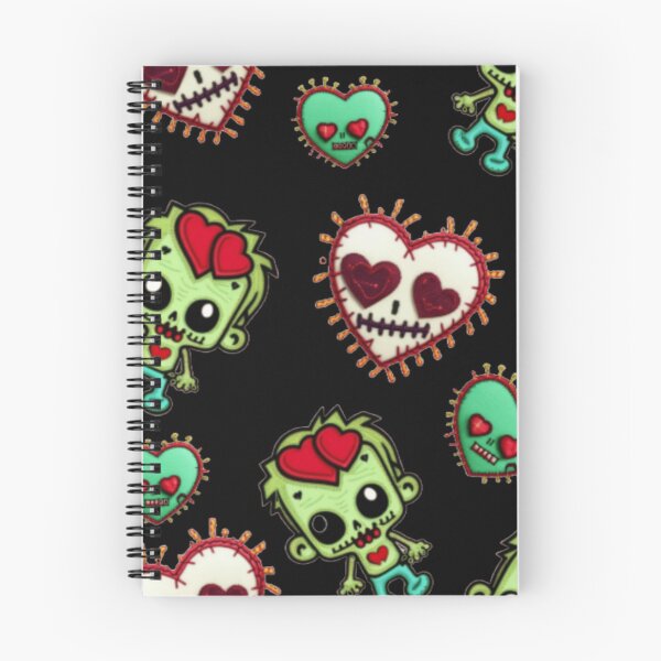 Item preview, Cute zombie love pattern  designed and sold by Roxburylane.