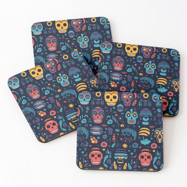 Item preview, Holloween cute skull, seamless pattern , full hd  designed and sold by Chonessyway.