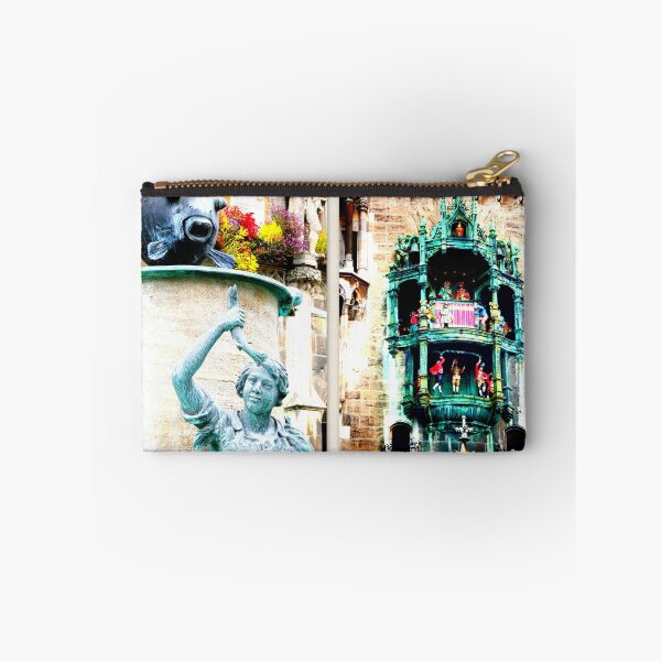 Item preview, Fischbrunnen und Glockenspiel München Marienplatz designed and sold by angel1.