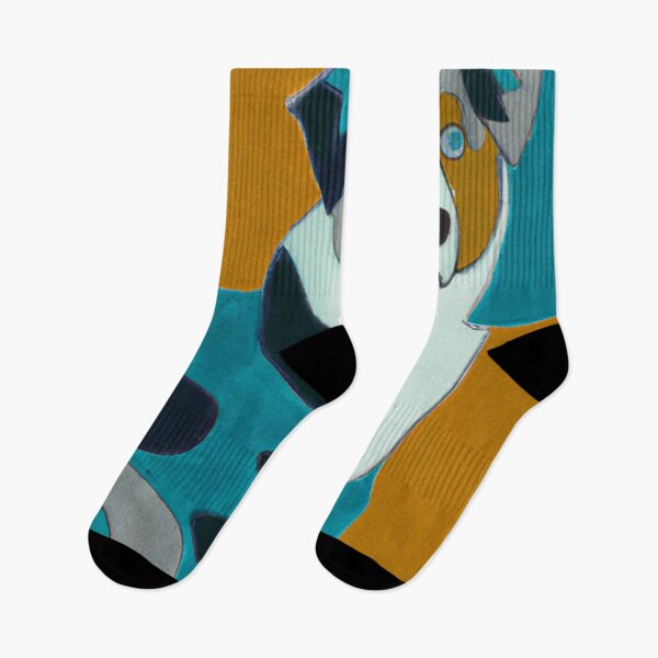 Item preview, Abstract Australian Shepherd Art designed and sold by WiredPaws.