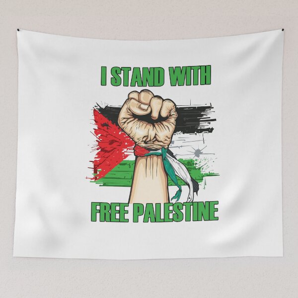 Artikelvorschau, Ich stehe für FREE PALESTINE – Free Palestine – Unterstützen Sie Gleichberechtigung und Frieden in Palästina entworfen und verkauft von RuRebels.