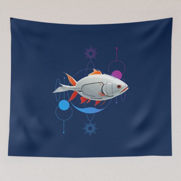 Item preview,  fish: mystical journey through the seas of the future designed and sold by Mixteco.
