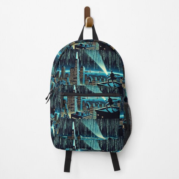 Item preview, Digital Rain Over San Francisco Skyline designed and sold by Brett Stroud.