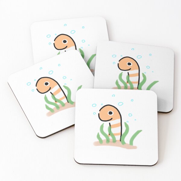 Item preview, Garden Eel doodle designed and sold by FlowMinnow.
