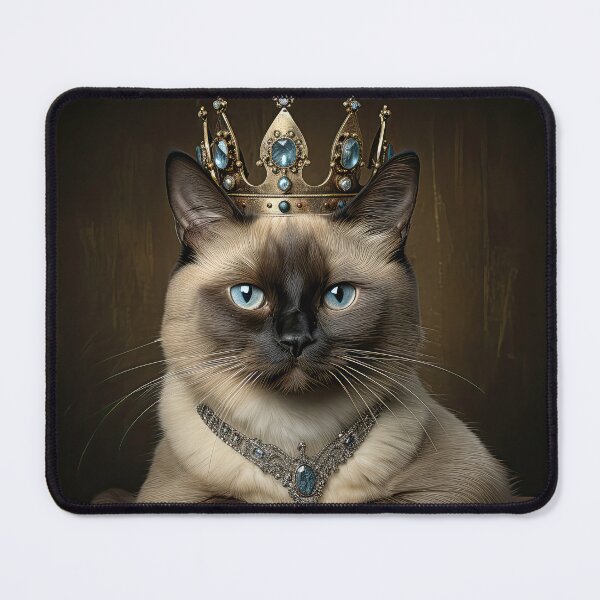 Item preview, Siamese Cat with Crown 01 designed and sold by Elisabeth Lucas.