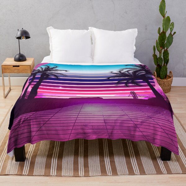 Item preview, Dreamy Pink Sunset Retrowave designed and sold by MaiZephyr.