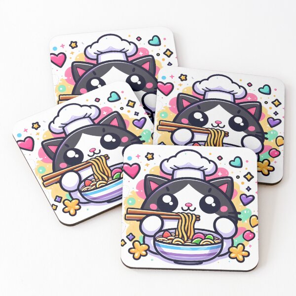 Item preview, Cat Eating Ramen.#1  designed and sold by ponggun.