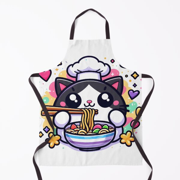 Item preview, Cat Eating Ramen.#1 designed and sold by ponggun.