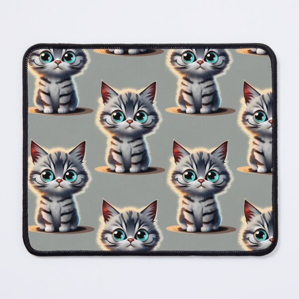 Item preview, Kawaii cute kitten black and white designed and sold by FenwickDesign99.
