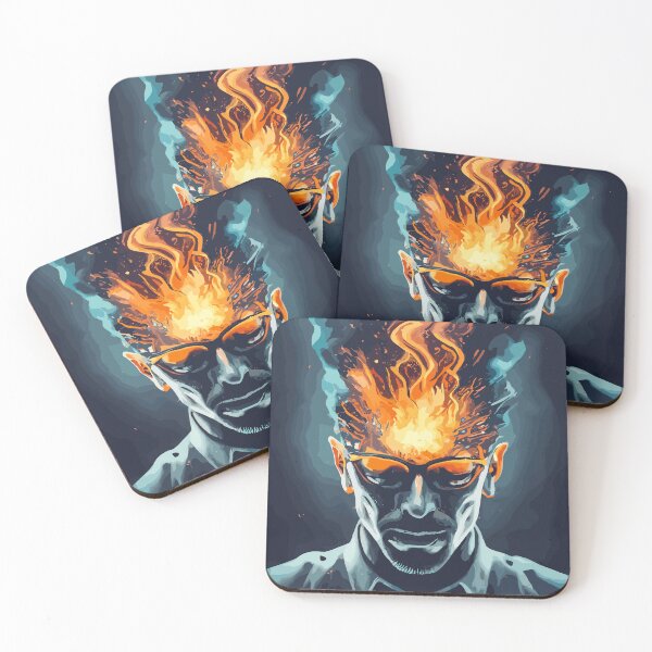 Item preview, man with a burning head designed and sold by Robert Pląder.