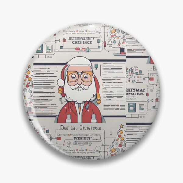 Item preview, Christmas Data Scientist Santa  designed and sold by t1n3333.