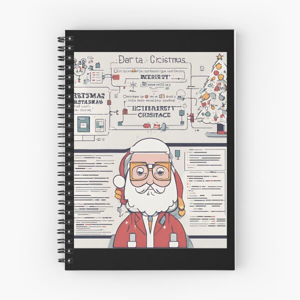 Item preview, Christmas Data Scientist Santa  designed and sold by t1n3333.