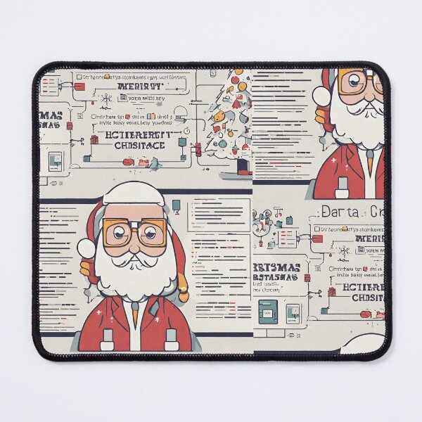 Item preview, Christmas Data Scientist Santa  designed and sold by t1n3333.