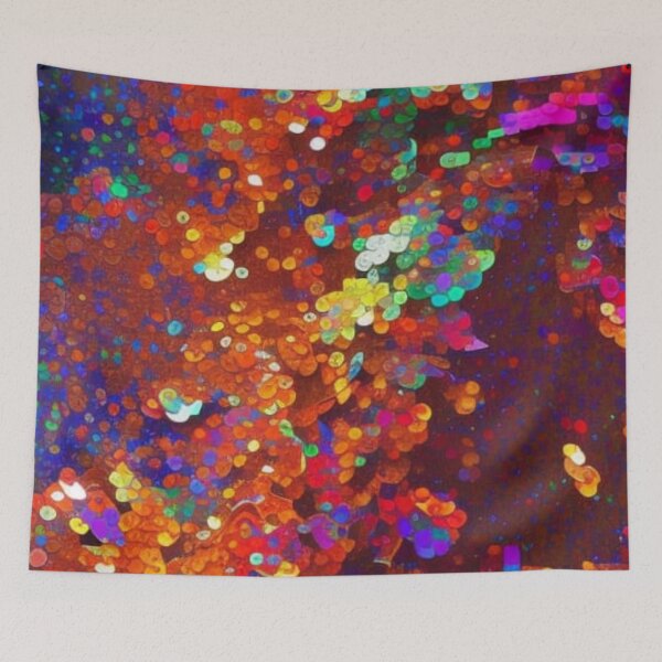 Item preview, Abstract Colorful Sequins Pattern designed and sold by calibrit.