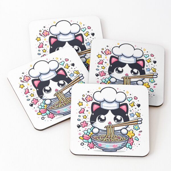 Item preview, Cat Eating Ramen.#2 designed and sold by ponggun.