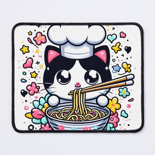 Item preview, Cat Eating Ramen.#2 designed and sold by ponggun.