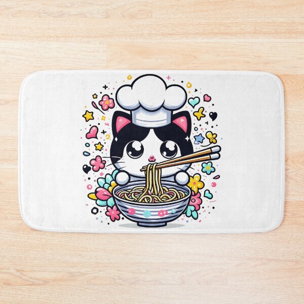 Item preview, Cat Eating Ramen.#2 designed and sold by ponggun.