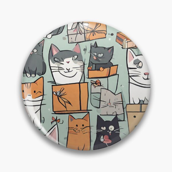 Item preview, cats gift wrapping paper digital paper designed and sold by pig2u.