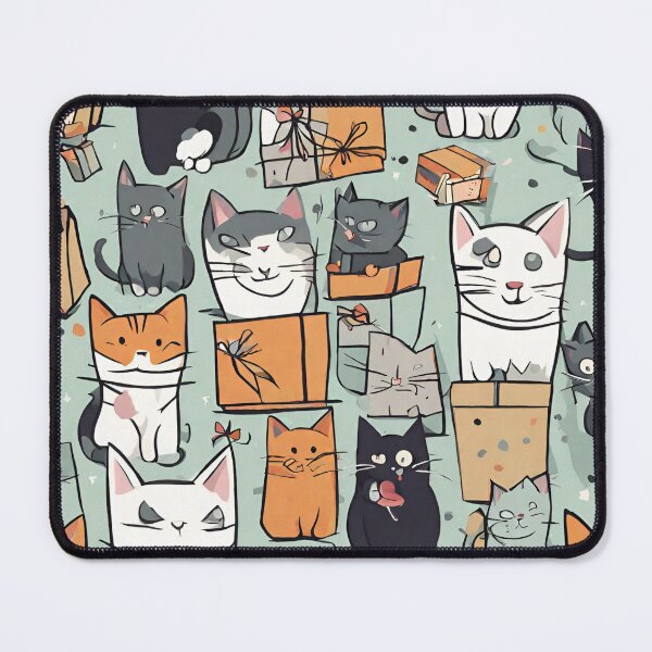 Item preview, cats gift wrapping paper digital paper designed and sold by pig2u.