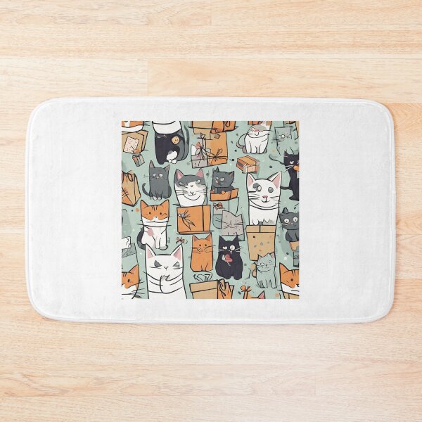 Item preview, cats gift wrapping paper digital paper designed and sold by pig2u.