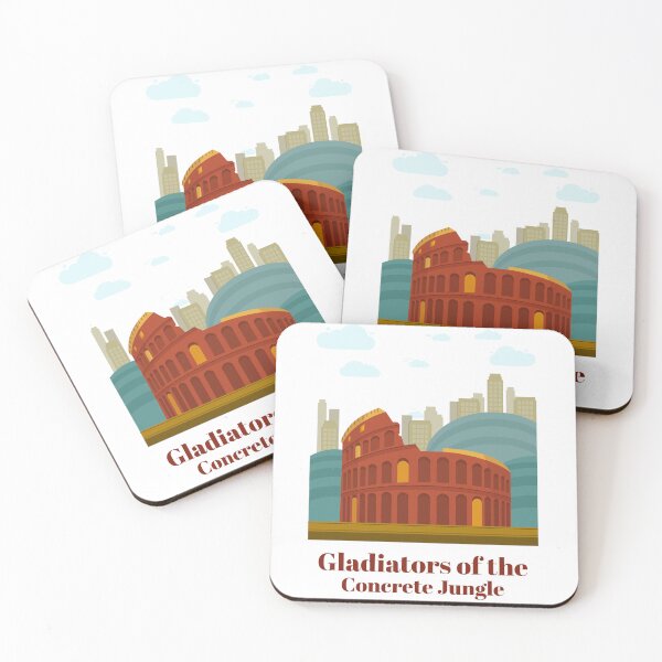 Item preview, Gladiators of the Concrete Jungle Rome in City Motivational designed and sold by welldressing.