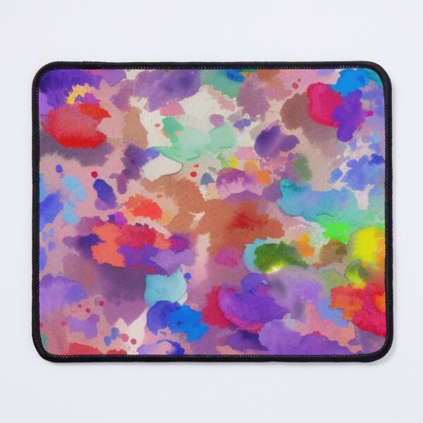 Item preview, Abstract Colorful Watercolor Paint Splotches designed and sold by calibrit.