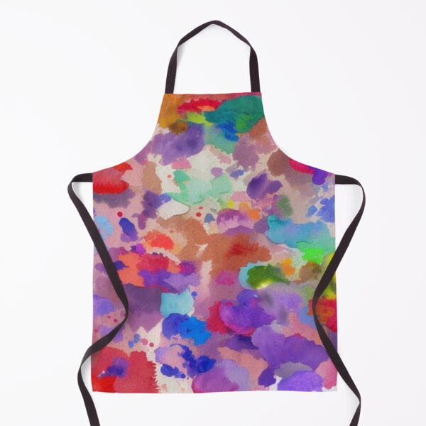 Item preview, Abstract Colorful Watercolor Paint Splotches designed and sold by calibrit.