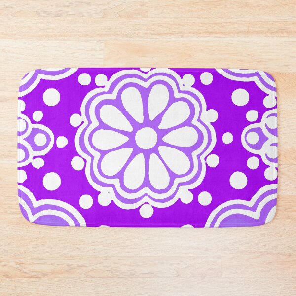 Item preview, TWO TONED PURPLE ABSTRACT PATTERNS WHITE ART designed and sold by sharlesart.