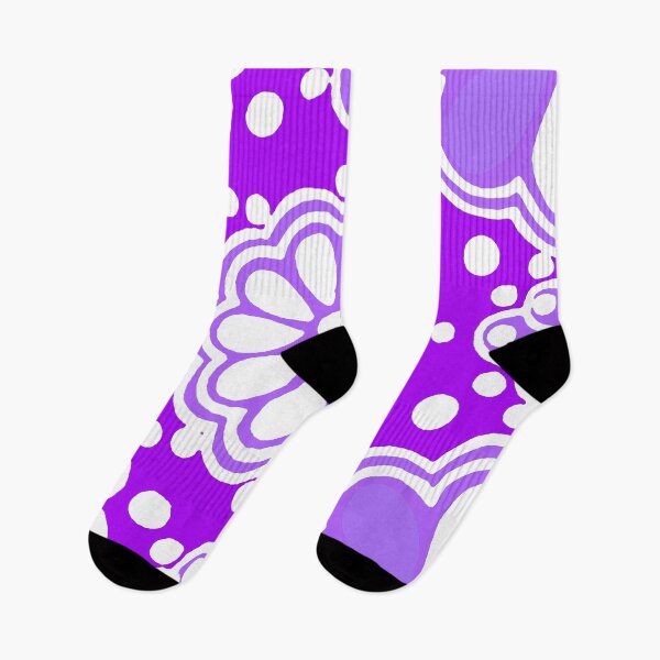 Item preview, TWO TONED PURPLE ABSTRACT PATTERNS WHITE ART designed and sold by sharlesart.