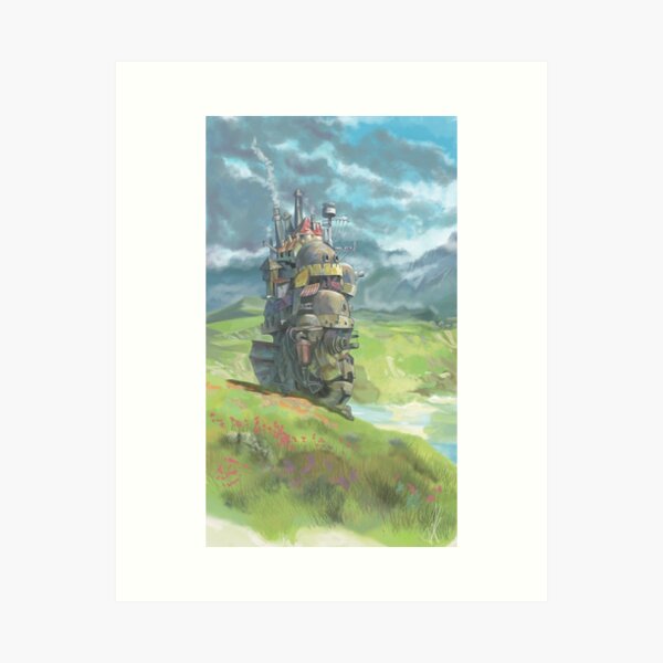 Item preview, Howl's Moving Castle Landscape designed and sold by AnimeArtifacts.