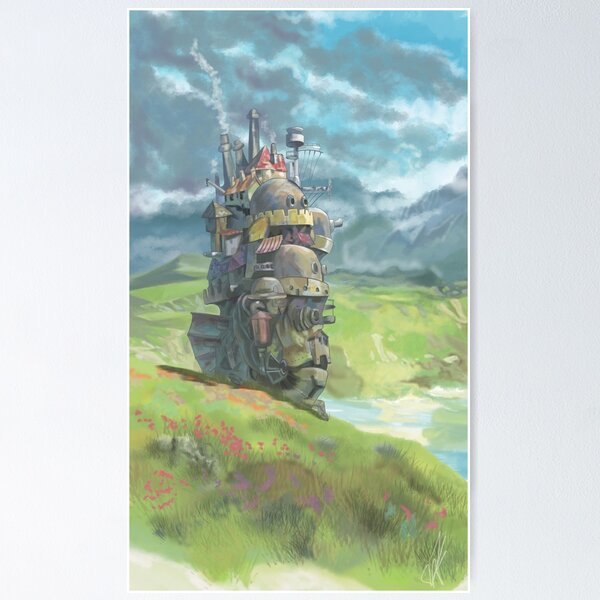 Item preview, Howl's Moving Castle Landscape designed and sold by AnimeArtifacts.