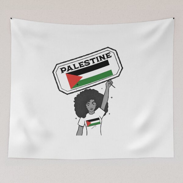 Item preview, Palestinian flag for free palestine designed and sold by vibeno1.