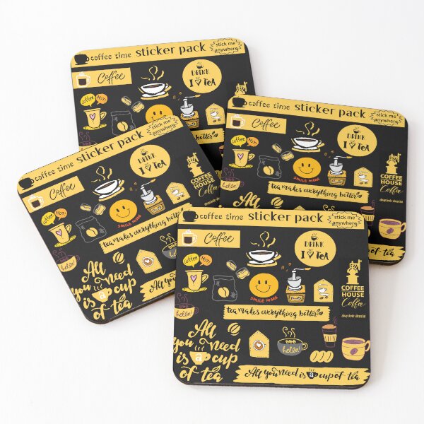 Item preview, coffee time sticker, stick me  anywere designed and sold by zzzozzo.