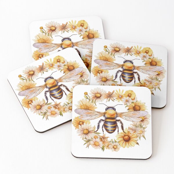 Item preview, Flowers Bee  designed and sold by GirlGlowGraphic.