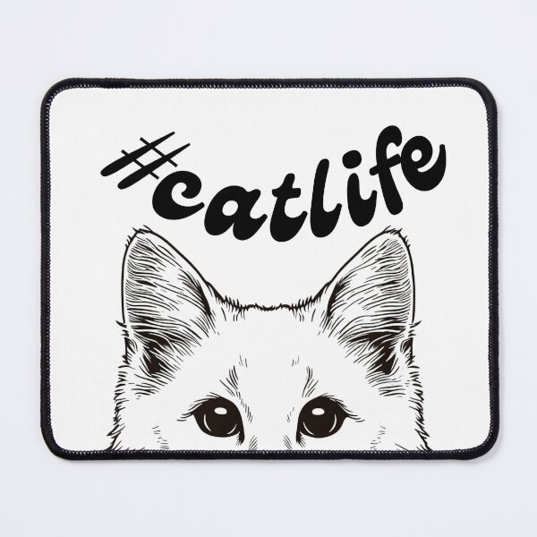 Item preview, #catlife, cat lover, cat hashtag designed and sold by Fr0mtheMachine.
