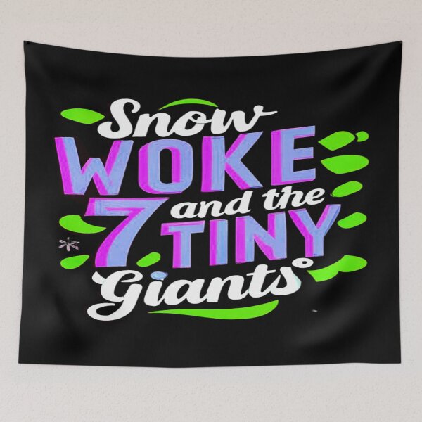 Item preview, Snow Woke and the 7 Tiny Giants designed and sold by AbstraktTheArt.