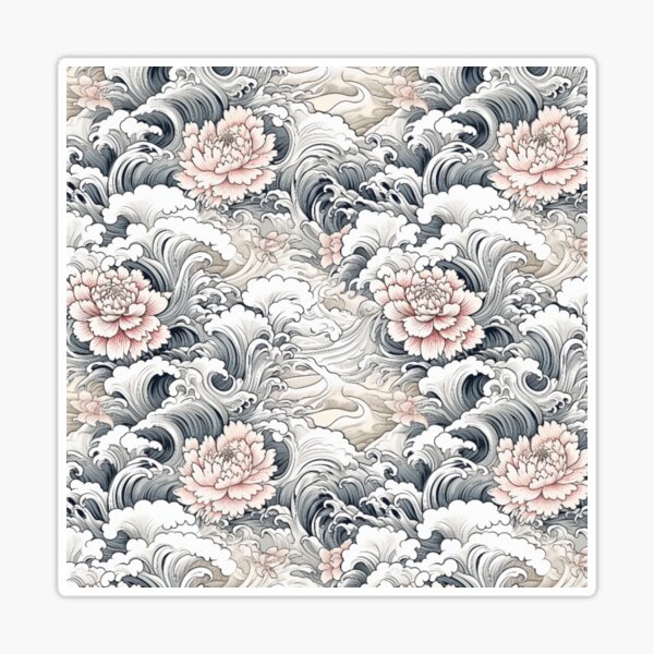 Traditional Japanese Floral Wallpaper