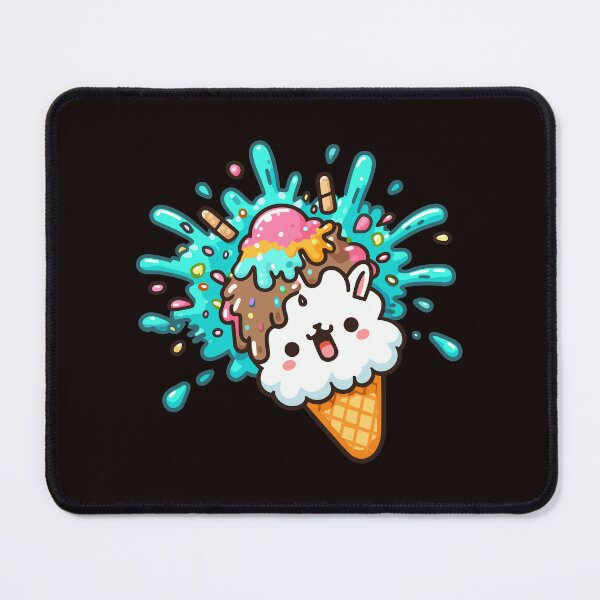 Item preview, Tilted Ice cream lama designed and sold by Coowo22.