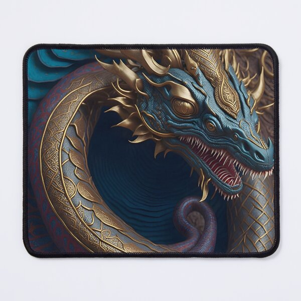 Item preview, "Hyperrealistic Depiction of a Thai Naga: A Serpent's Beauty Brought to Life" designed and sold by Best-Art-32.