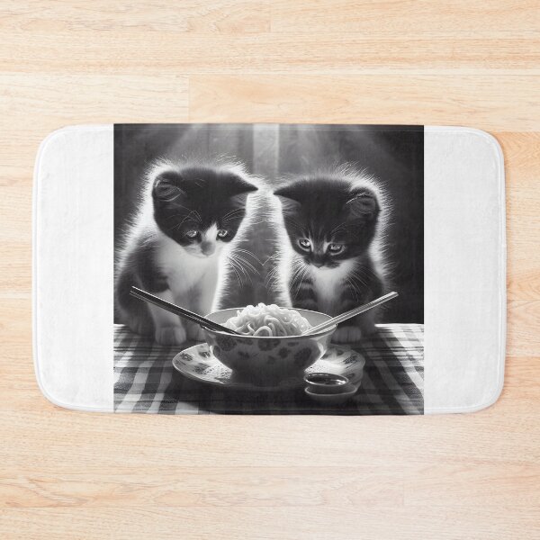 Item preview, Cat eating ramen.#4 designed and sold by ponggun.