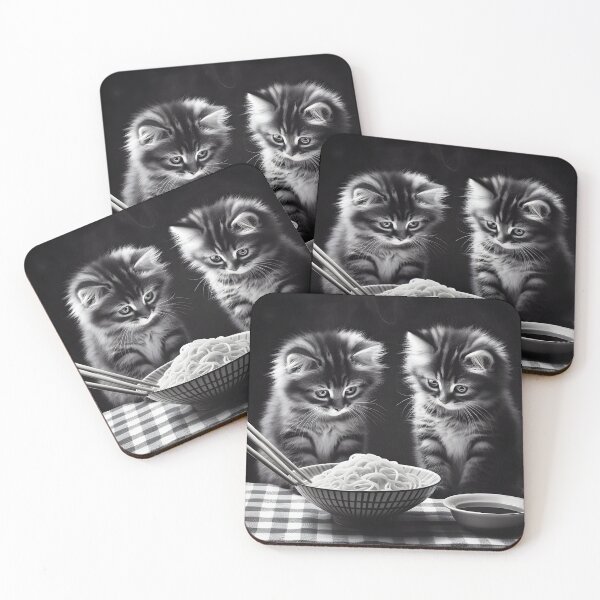 Item preview, Cat eating ramen.#5 designed and sold by ponggun.
