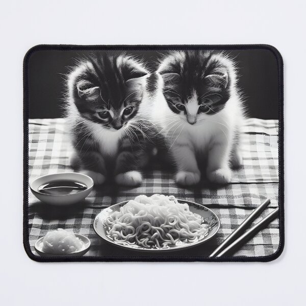Item preview, Cat eating ramen.#6 designed and sold by ponggun.