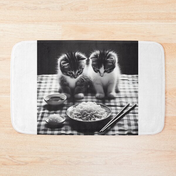 Item preview, Cat eating ramen.#6 designed and sold by ponggun.