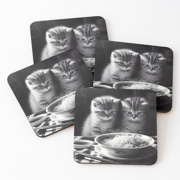 Item preview, Cat eating ramen. designed and sold by ponggun.