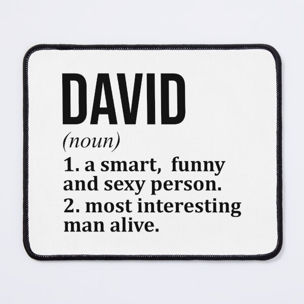 Item preview, David Name Definition designed and sold by XCIV.