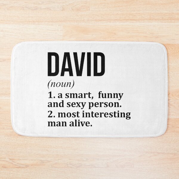 Item preview, David Name Definition designed and sold by XCIV.