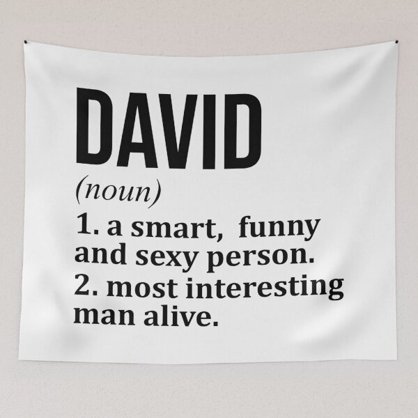 Item preview, David Name Definition designed and sold by XCIV.